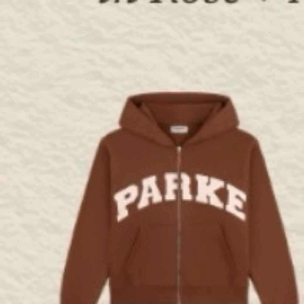Brown LIMITED EDITION PARKE Sweatshirt NEVER WORN - Picture 2 of 2